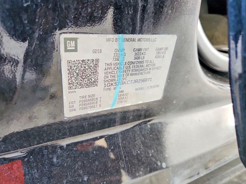 Продаж на аукціоні авто 2018 Gmc Yukon, vin: 1GKS2BKC7JR256871, номер лоту: 67452546