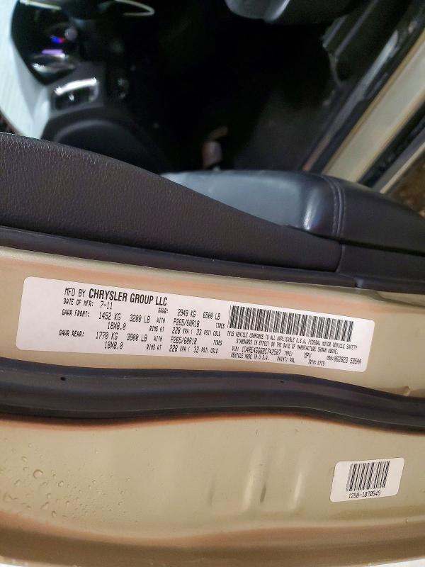 Aukcja sprzedaży 2011 Dodge Durango, vin: 1D4RE4GG6BC742507, numer aukcji: 67825266