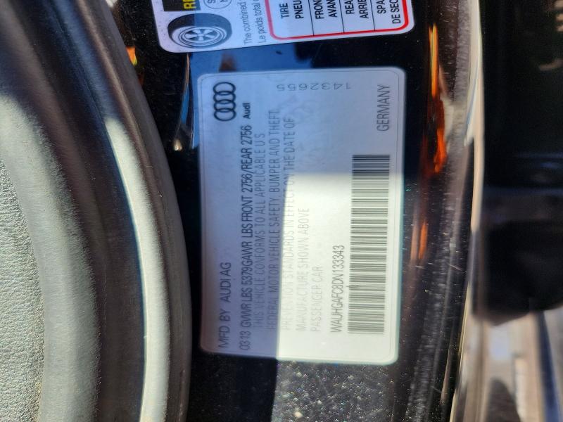 2013 Audi A6 მანქანა იყიდება აუქციონზე, vin: WAUHGAFC8DN133343, აუქციონის ნომერი: 68853026