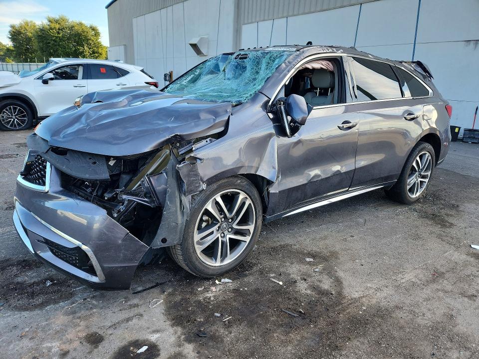 70787066 :رقم المزاد ، 5FRYD4H87HB032349 vin ، 2017 Acura Mdx مزاد بيع