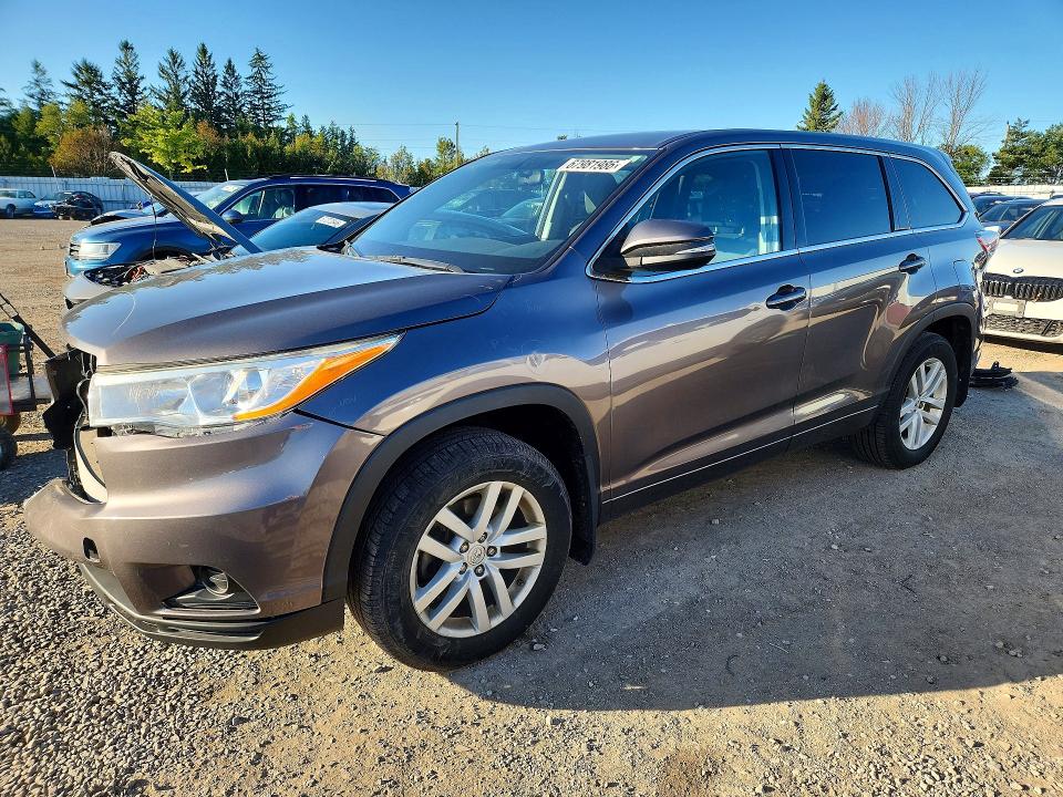 Aukcja sprzedaży 2014 Toyota Highlander, vin: 5TDBKRFH0ES035811, numer aukcji: 67981986
