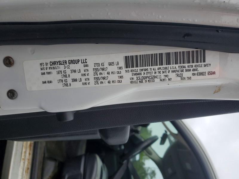 2012 Dodge Ram 1500 მანქანა იყიდება აუქციონზე, vin: 3C6JD6APXCG204111, აუქციონის ნომერი: 66987846