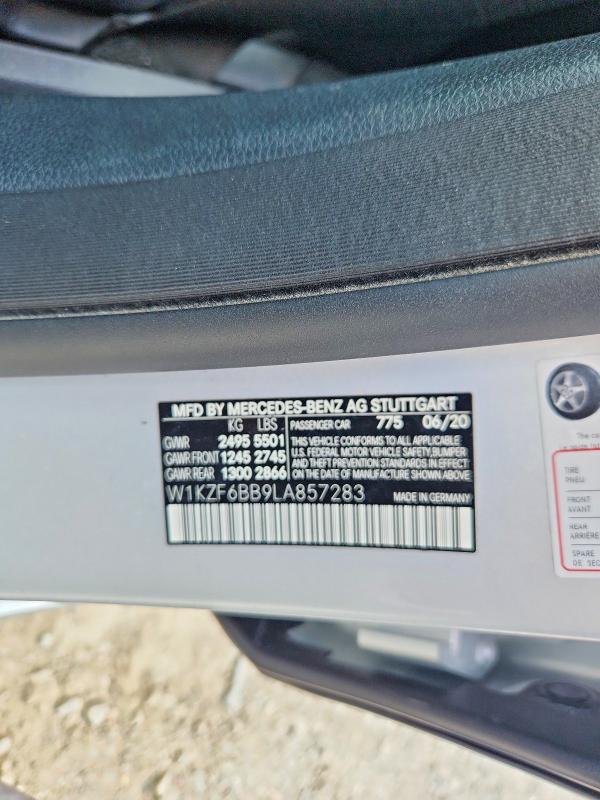 Продажа на аукционе авто 2020 Mercedes-benz E, vin: W1KZF6BB9LA857283, номер лота: 67400916