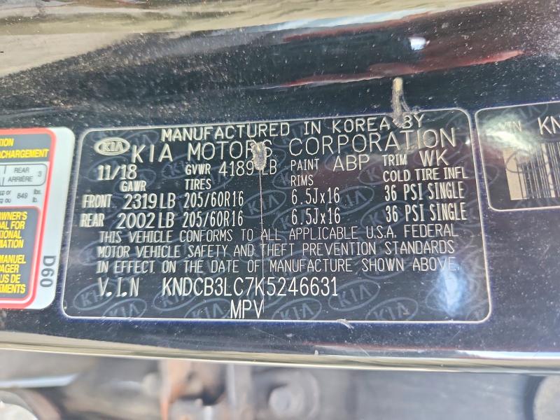 Auction sale of the 2019 Kia Niro, vin: KNDCB3LC7K5246631, lot number: 59410166
