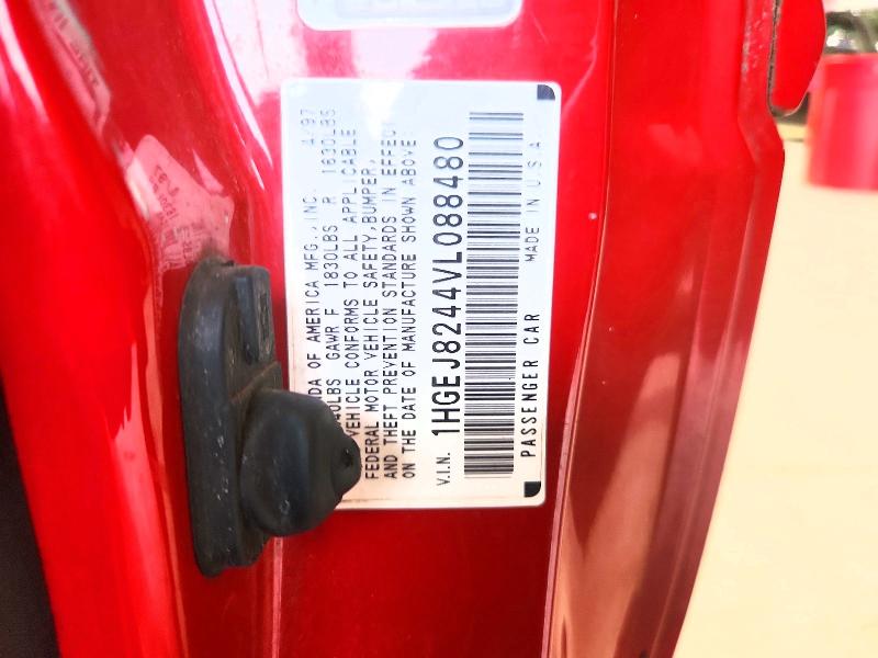 Продажа на аукционе авто 1997 Honda Civic, vin: 1HGEJ8244VL088480, номер лота: 69950246