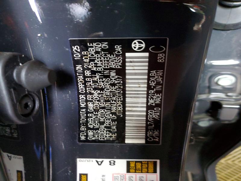 2026 Toyota Corolla Hybrid მანქანა იყიდება აუქციონზე, vin: JTDBCMFE0T3121317, აუქციონის ნომერი: 69943066