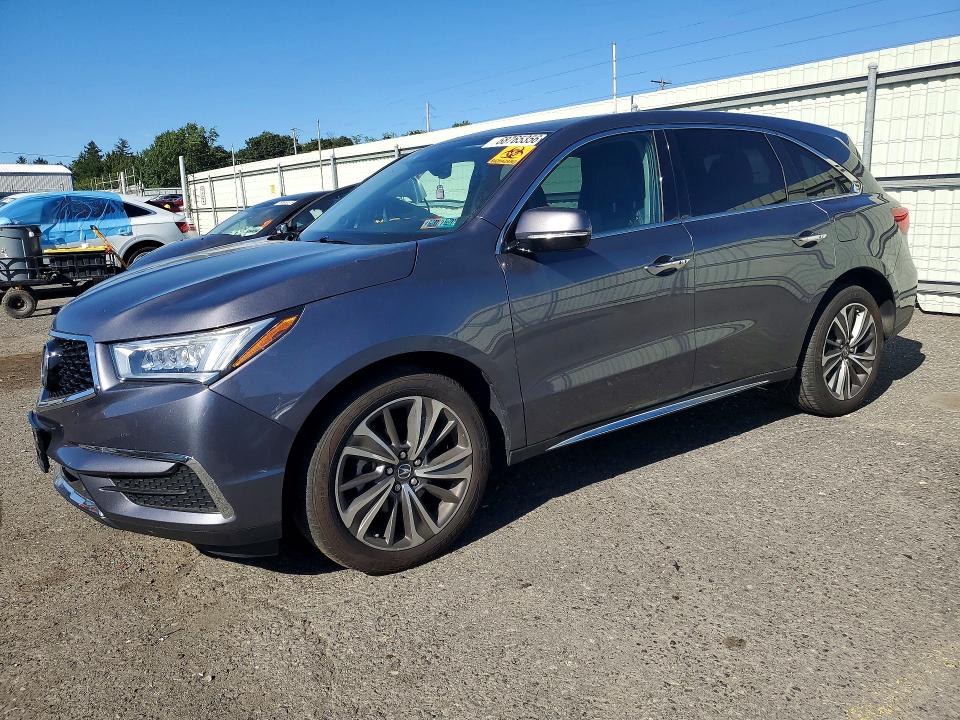 2019 Acura Mdx მანქანა იყიდება აუქციონზე, vin: 5J8YD4H58KL035581, აუქციონის ნომერი: 68765356