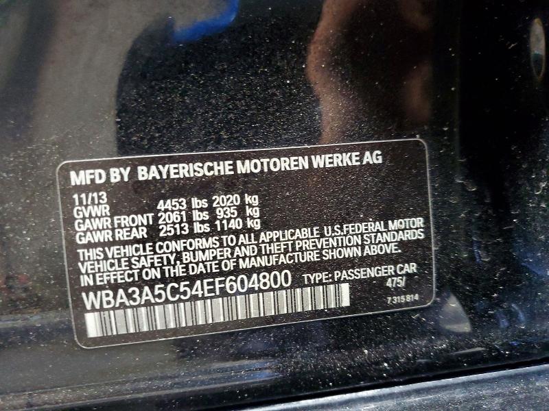 68670576 :رقم المزاد ، WBA3A5C54EF604800 vin ، 2014 Bmw 328 مزاد بيع