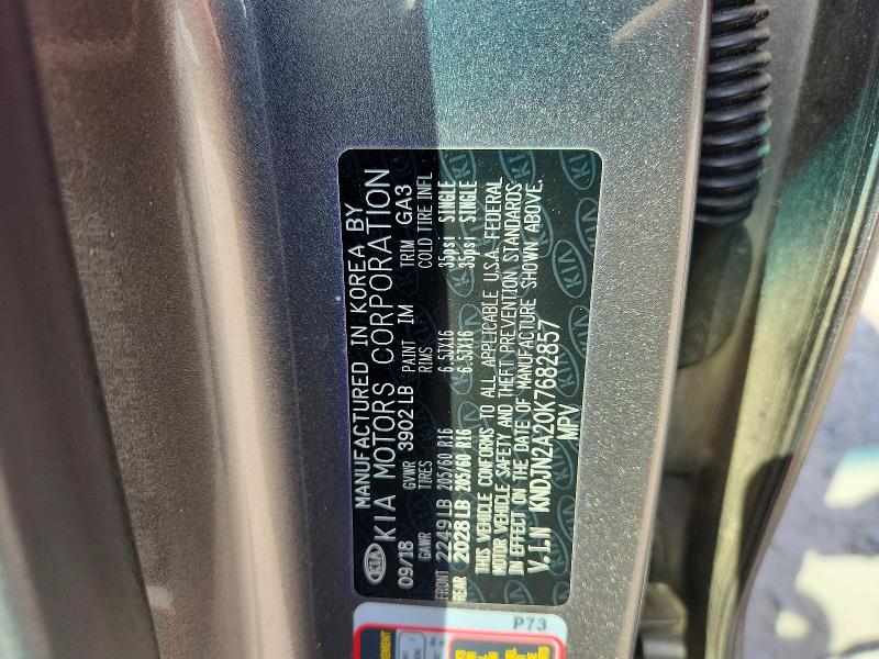Aukcja sprzedaży 2019 Kia Soul, vin: KNDJN2A20K7682857, numer aukcji: 70884546