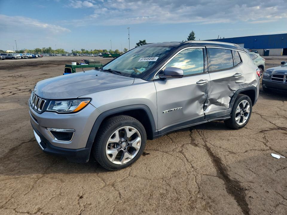 67445446 :رقم المزاد ، 3C4NJDCB5LT161250 vin ، 2020 Jeep Compass مزاد بيع