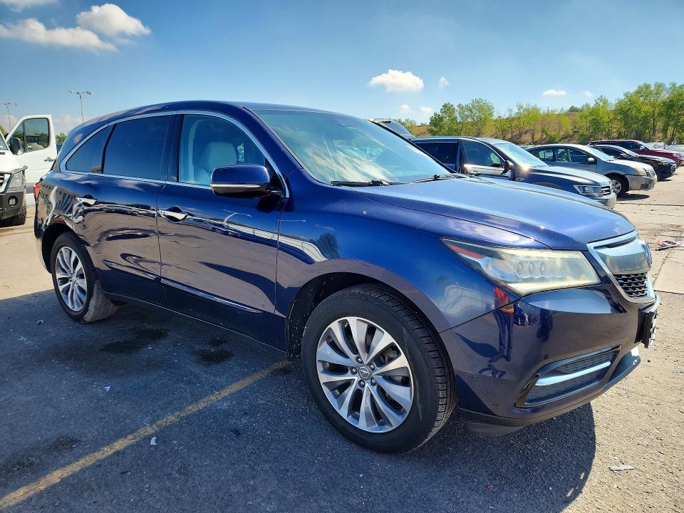 Auction sale of the 2016 Acura Mdx, vin: 5FRYD4H4XGB007182, lot number: 68291936