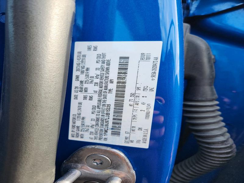 Продаж на аукціоні авто 2020 Ford Escape, vin: 1FMCU9J97LUB15335, номер лоту: 70838186
