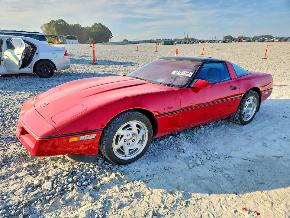 67178166 :رقم المزاد ، 1G1YZ23J4L5802351 vin ، 1990 Chevrolet Corvette مزاد بيع
