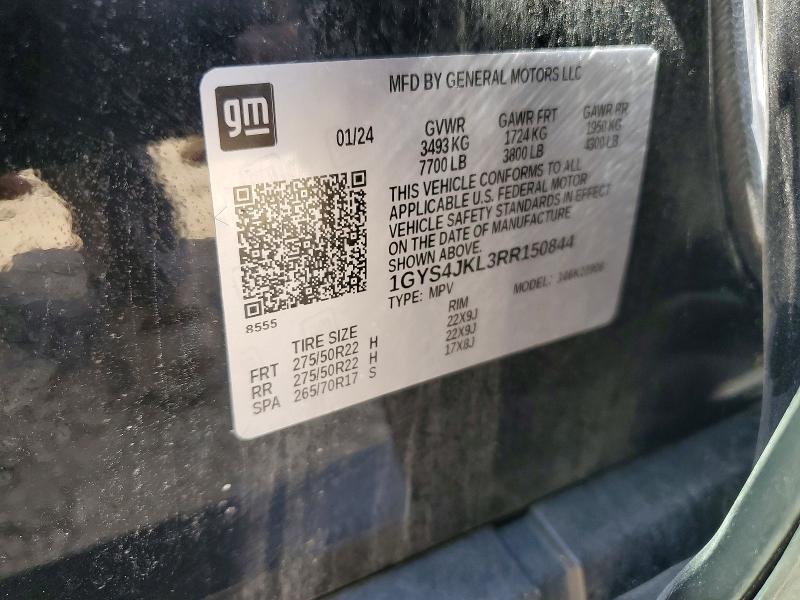 Продажа на аукционе авто 2024 Cadillac Escalade, vin: 1GYS4JKL3RR150844, номер лота: 71395816