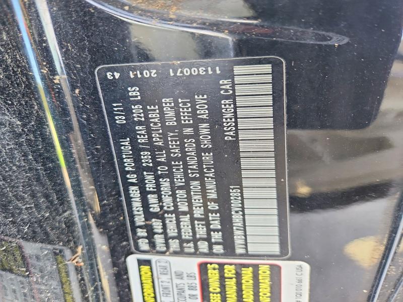 Aukcja sprzedaży 2012 Volkswagen Eos, vin: WVWBW7AH8CV002851, numer aukcji: 67625846