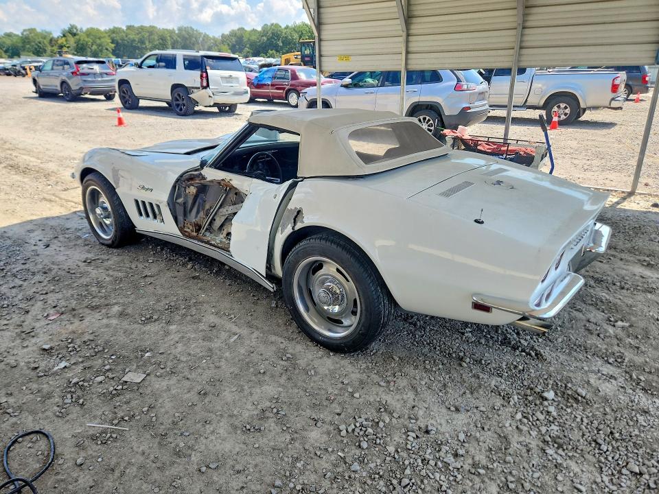 1969 Chevrolet Corvette მანქანა იყიდება აუქციონზე, vin: 194679S702710, აუქციონის ნომერი: 67313946