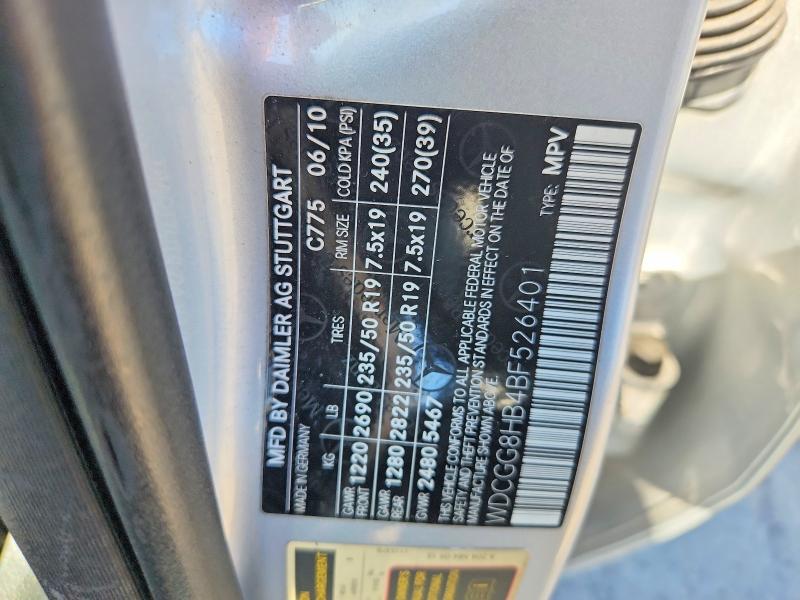 69188706 :رقم المزاد ، WDCGG8HB4BF526401 vin ، 2011 Mercedes-benz Glk مزاد بيع