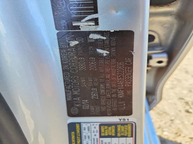 Aukcja sprzedaży 2014 Kia Forte, vin: KNAFX4A61E5220836, numer aukcji: 69423346