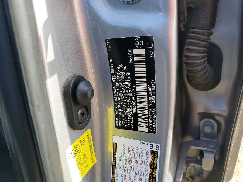 2018 Toyota C-hr მანქანა იყიდება აუქციონზე, vin: NMTKHMBX9JR032414, აუქციონის ნომერი: 69001326