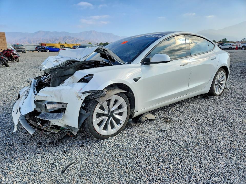2021 Tesla Model 3 მანქანა იყიდება აუქციონზე, vin: 5YJ3E1EA1MF927599, აუქციონის ნომერი: 69609366
