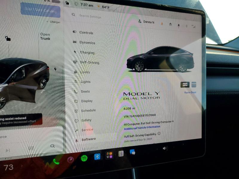 67476046 :رقم المزاد ، 7SAYGDEE8TF531868 vin ، 2026 Tesla Model Y مزاد بيع