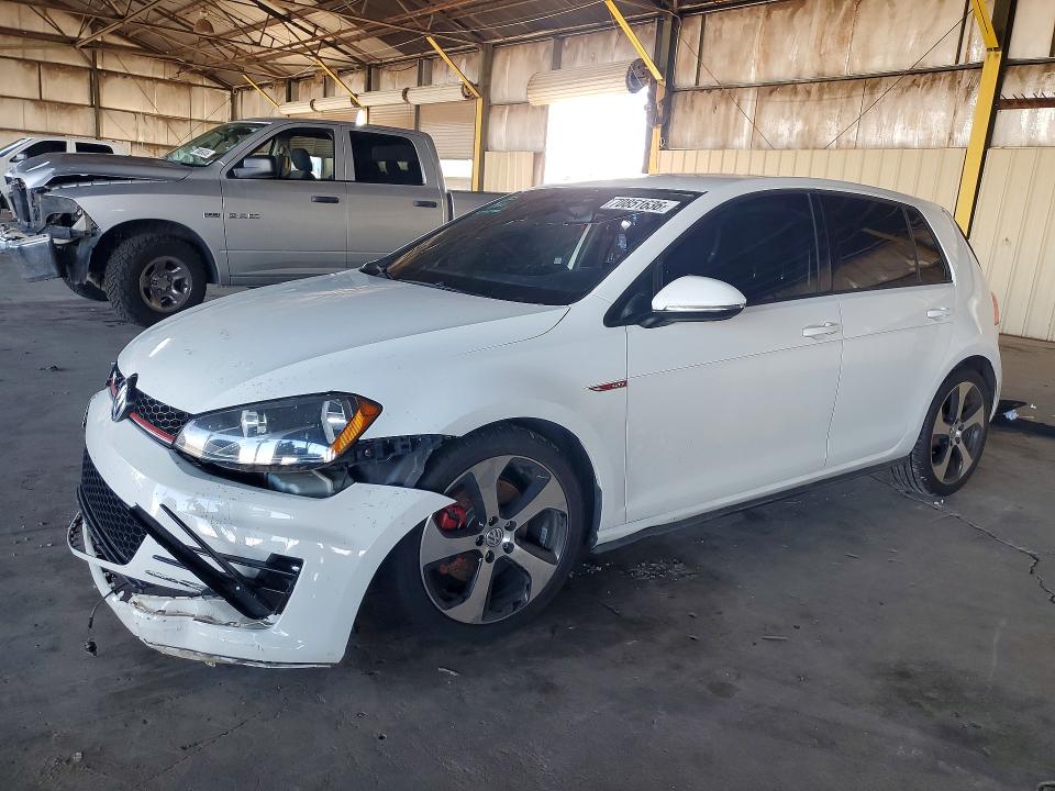 2017 Volkswagen Gti მანქანა იყიდება აუქციონზე, vin: 3VW4T7AU1HM058496, აუქციონის ნომერი: 70851636