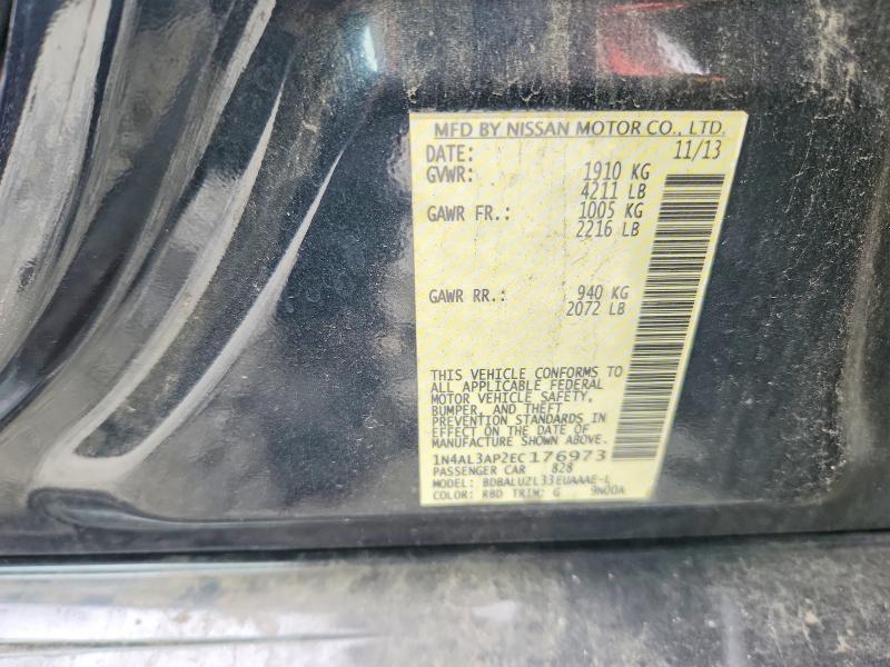 Продаж на аукціоні авто 2014 Nissan Altima, vin: 1N4AL3AP2EC176973, номер лоту: 70503186