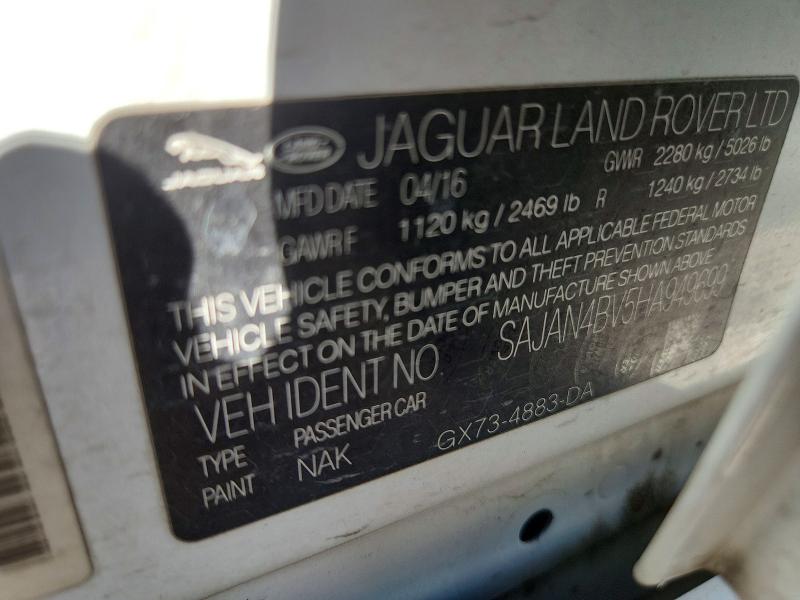 Продаж на аукціоні авто 2017 Jaguar Xe, vin: SAJAN4BV5HA949699, номер лоту: 68781996
