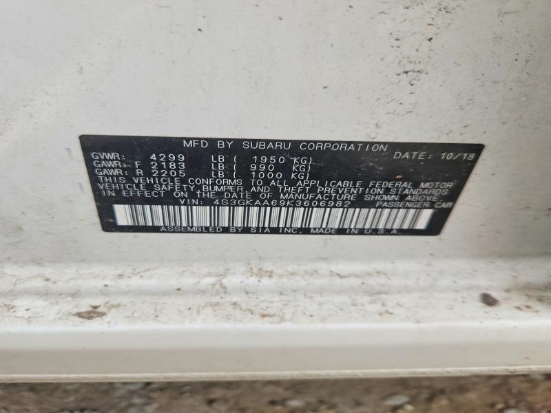 Продажа на аукционе авто 2019 Subaru Impreza, vin: 4S3GKAA69K3606982, номер лота: 68429506