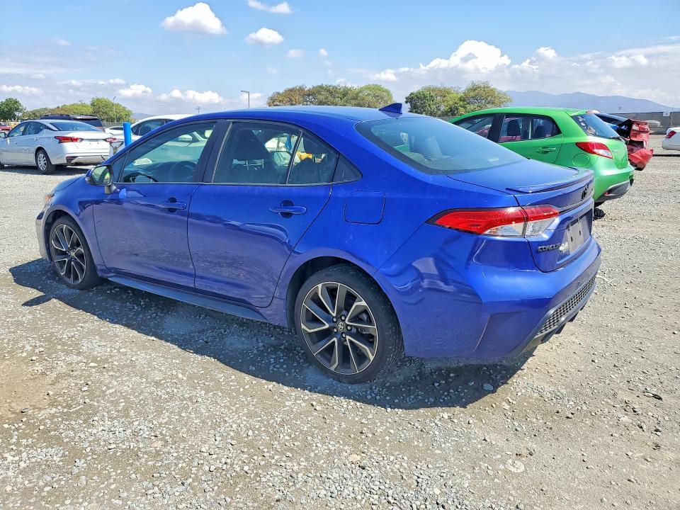 70000206 :رقم المزاد ، JTDS4RCE3LJ050754 vin ، 2020 Toyota Corolla مزاد بيع