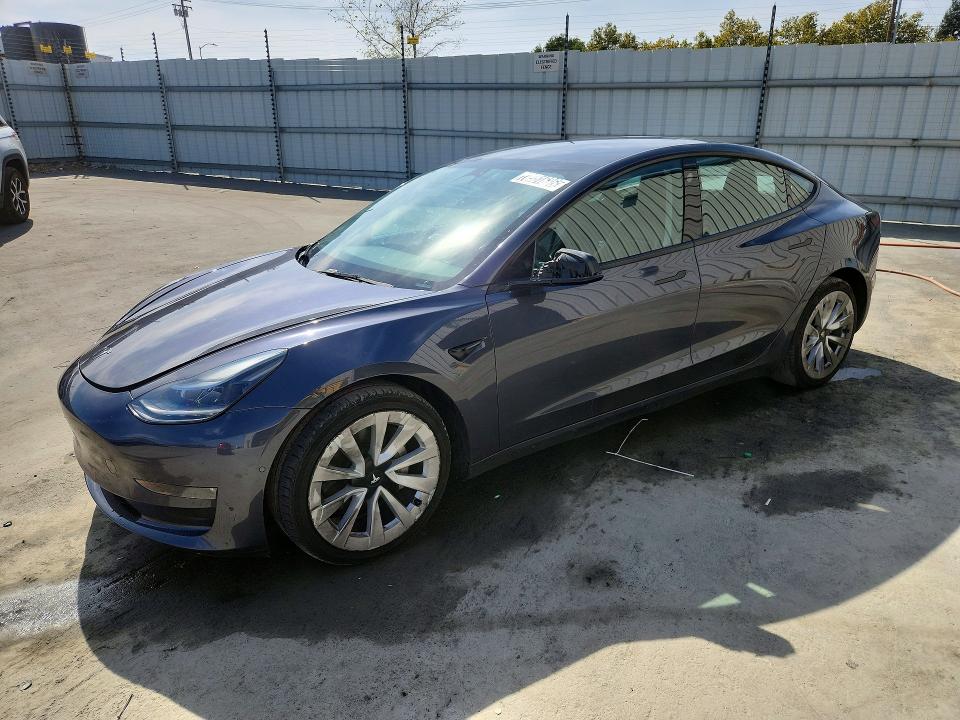 Auction sale of the 2022 Tesla Model 3, vin: 5YJ3E1EA8NF188362, lot number: 70551636