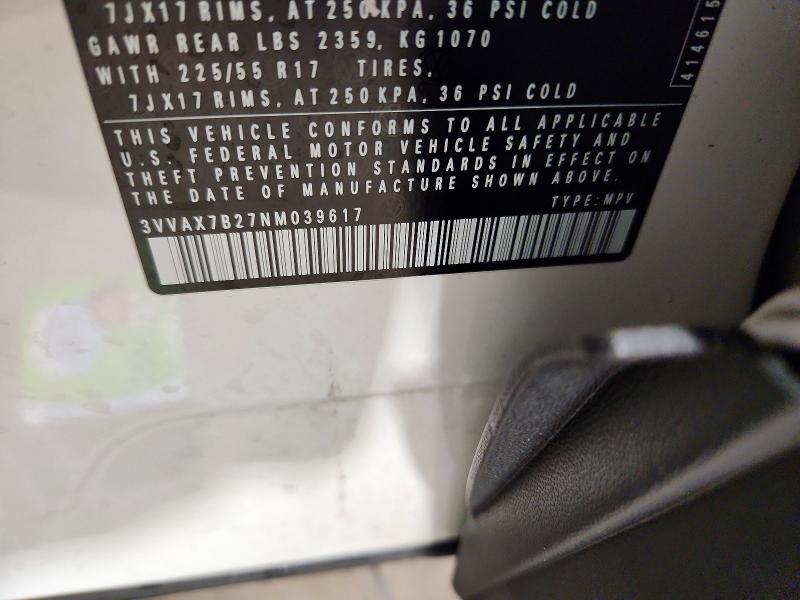 Продаж на аукціоні авто 2022 Volkswagen Taos, vin: 3VVAX7B27NM039617, номер лоту: 67132446