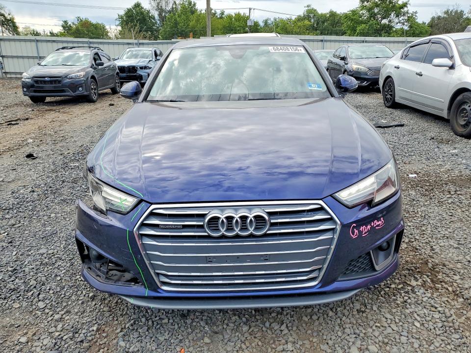 2019 Audi A4 მანქანა იყიდება აუქციონზე, vin: WAUDNAF40KA013604, აუქციონის ნომერი: 68408156