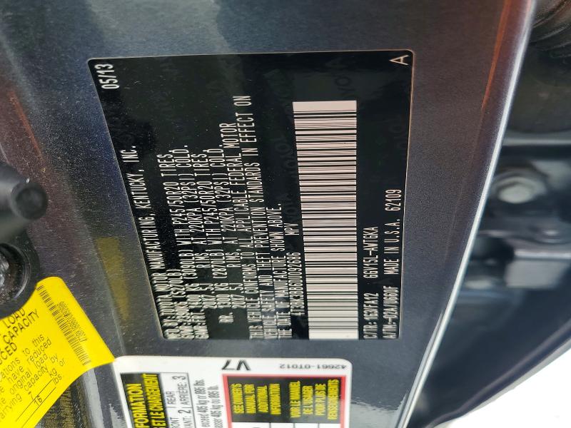 2013 Toyota Venza მანქანა იყიდება აუქციონზე, vin: 4T3BK3BB6DU092686, აუქციონის ნომერი: 70306656