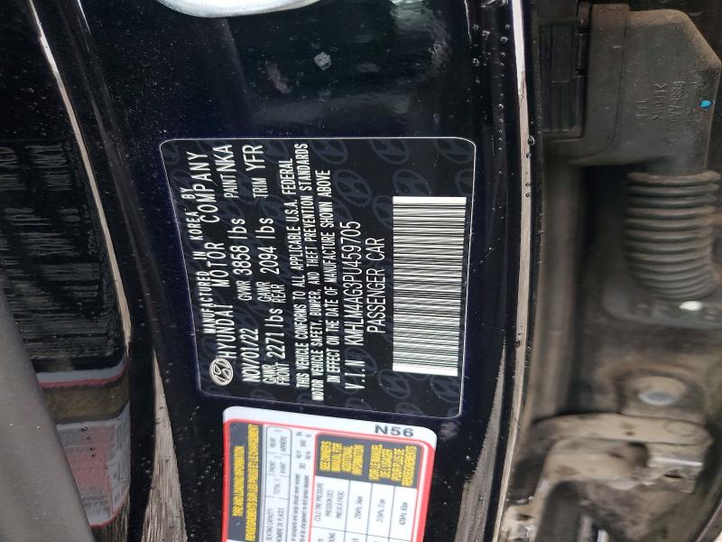 Продаж на аукціоні авто 2023 Hyundai Elantra, vin: KMHLM4AG3PU459705, номер лоту: 69171686