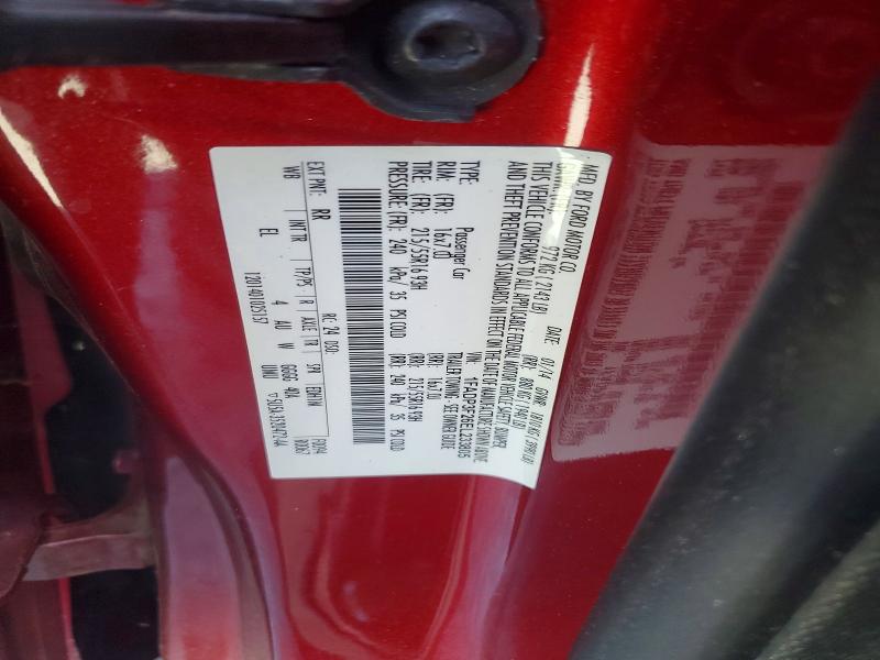 70700936 :رقم المزاد ، 1FADP3F26EL233805 vin ، 2014 Ford Focus مزاد بيع