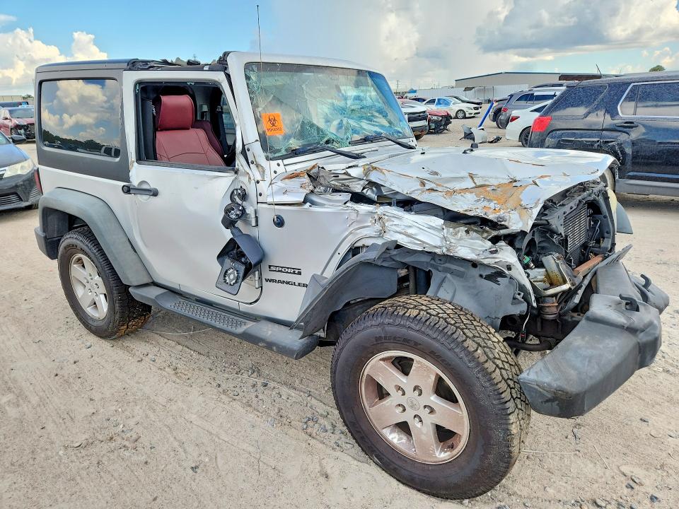 2012 Jeep Wrangler მანქანა იყიდება აუქციონზე, vin: 1C4GJWAG6CL206954, აუქციონის ნომერი: 68944576