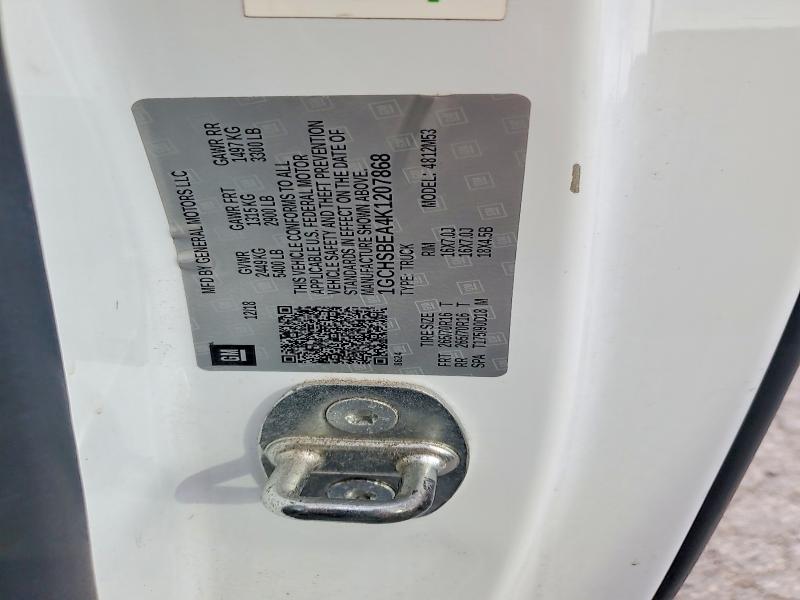 Aukcja sprzedaży 2019 Chevrolet Colorado, vin: 1GCHSBEA4K1207868, numer aukcji: 70807446