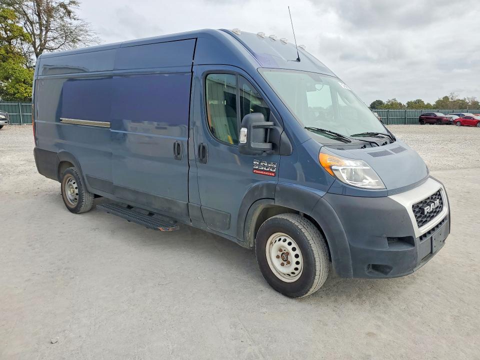 2020 Ram Promaster 3500 მანქანა იყიდება აუქციონზე, vin: 3C6URVJG1LE136771, აუქციონის ნომერი: 67937166