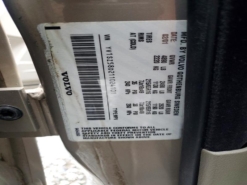 Продаж на аукціоні авто 2001 Volvo V70, vin: YV1SZ58D211024101, номер лоту: 68339326