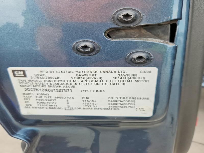 Продажа на аукционе авто 2006 Chevrolet Silverado, vin: 2GCEK13N861327871, номер лота: 69425626