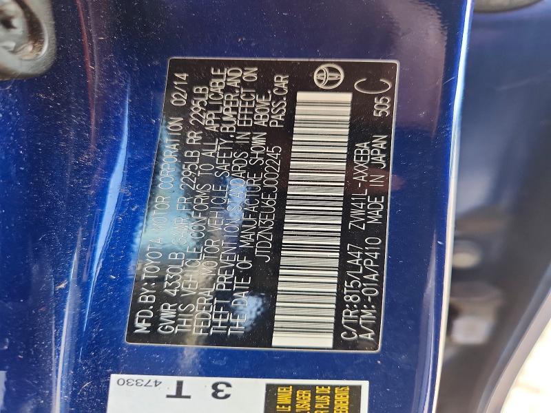 2014 Toyota Prius V მანქანა იყიდება აუქციონზე, vin: JTDZN3EU6EJ002245, აუქციონის ნომერი: 66941556