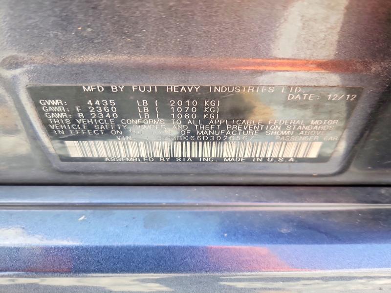 2013 Subaru Legacy მანქანა იყიდება აუქციონზე, vin: 4S3BMBK66D3026567, აუქციონის ნომერი: 68077746