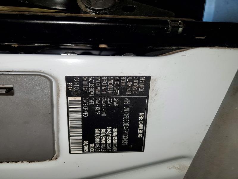 69319186 :رقم المزاد ، WD3PE8DB4FP133431 vin ، 2015 Mercedes-benz Sprinter مزاد بيع