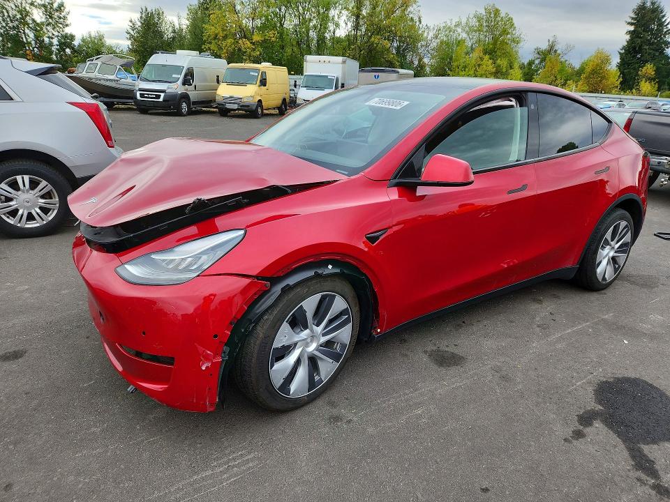 2021 Tesla Model Y მანქანა იყიდება აუქციონზე, vin: 5YJYGDEE4MF118540, აუქციონის ნომერი: 70699806