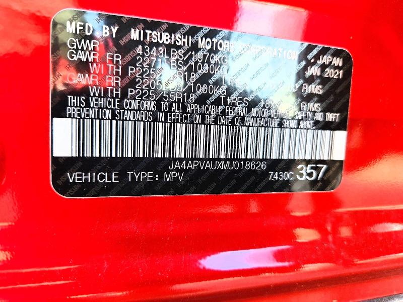 Aukcja sprzedaży 2021 Mitsubishi Outlander Sport, vin: JA4APVAUXMU018626, numer aukcji: 70477766