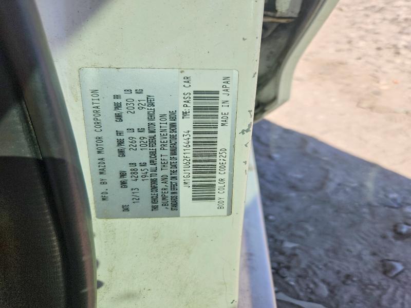 Aukcja sprzedaży 2015 Mazda 6, vin: JM1GJ1U62F1164434, numer aukcji: 68198166