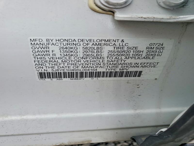 Продаж на аукціоні авто 2025 Acura Mdx, vin: 5J8YE1H49SL004164, номер лоту: 69491826