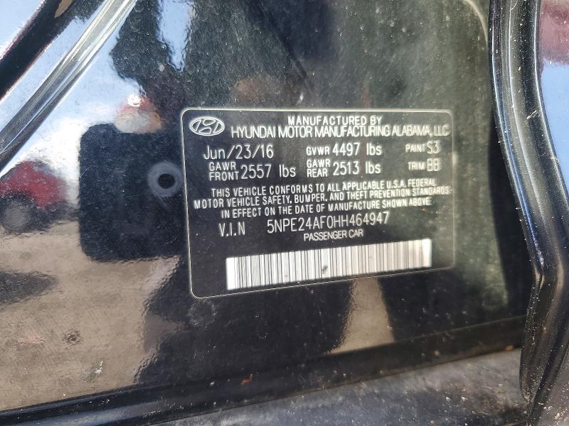 Продаж на аукціоні авто 2017 Hyundai Sonata, vin: 5NPE24AF0HH464947, номер лоту: 69759206