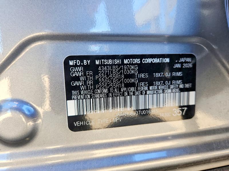 Aukcja sprzedaży 2026 Mitsubishi Outlander Sport, vin: JA4ARUAU3TU016915, numer aukcji: 68558286